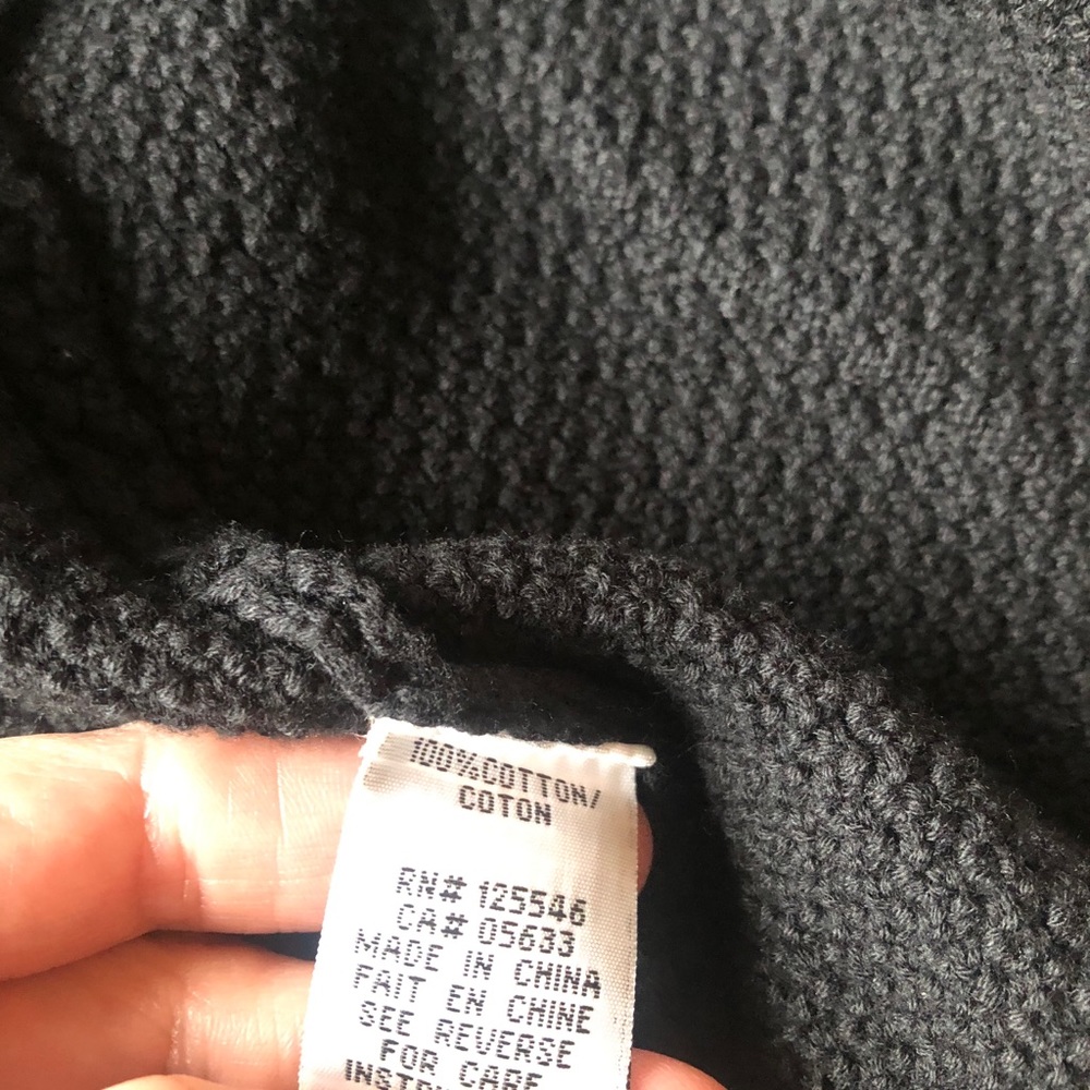 Habitat Black Open Cardigan Sweater Size XS - Picture 4 of 4